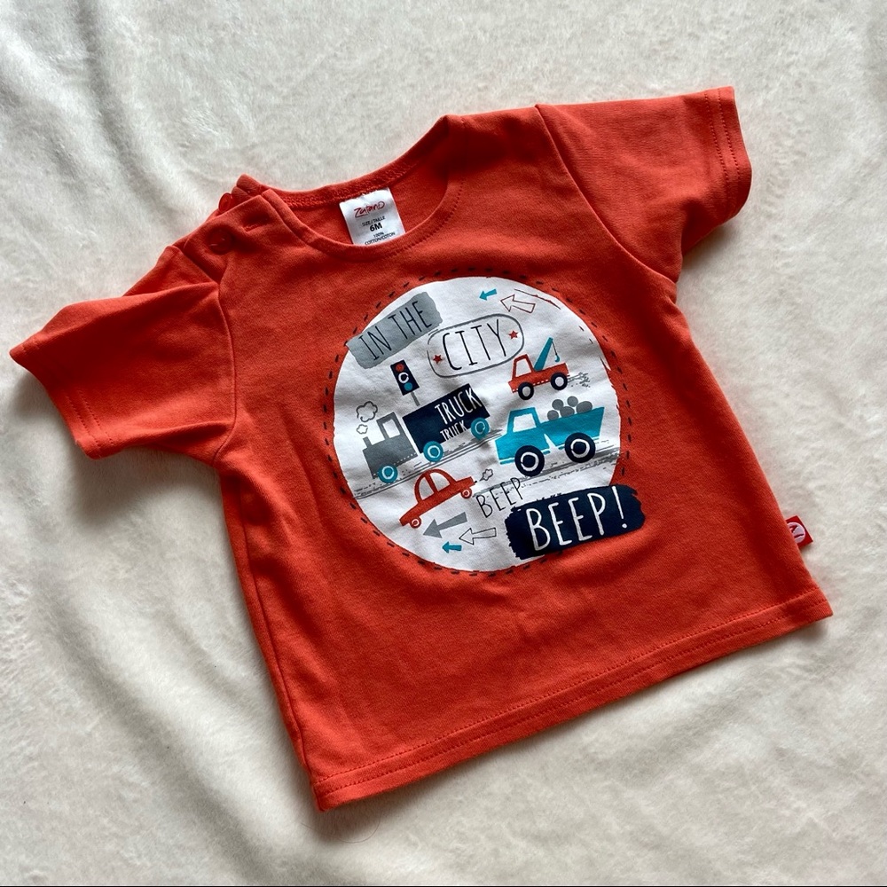 Zutano infant shirt, short-sleeve